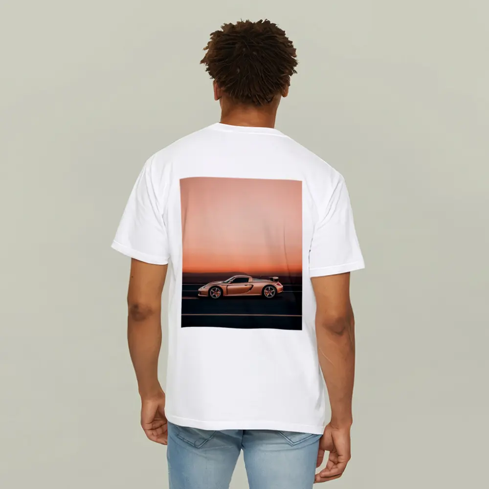 Porsche Carrera GT Pink Sunset Road – T-Shirts