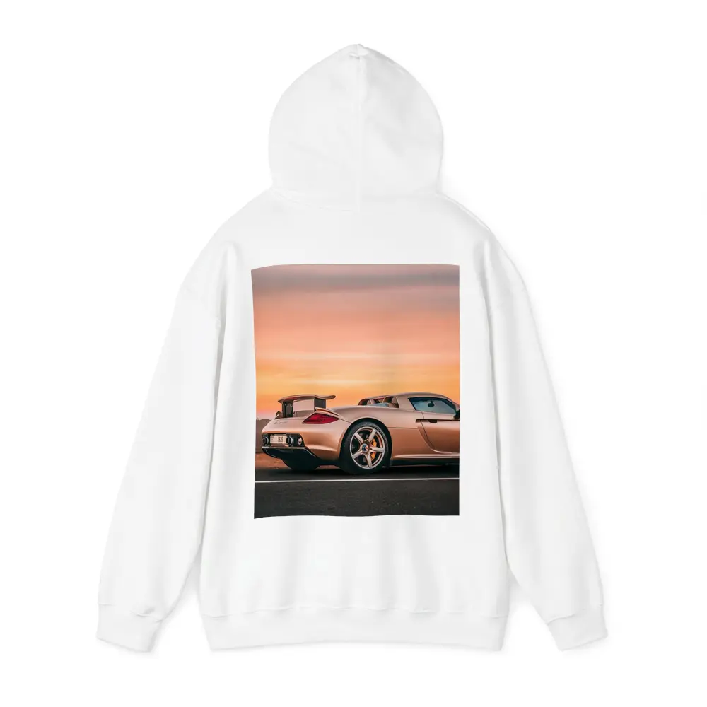 Porsche Carrera GT Sunset Road Side View – Hoodies