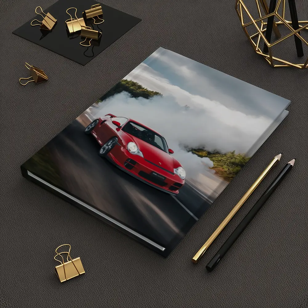 Red Porsche 911 GT2 Smoking Road – Notebooks