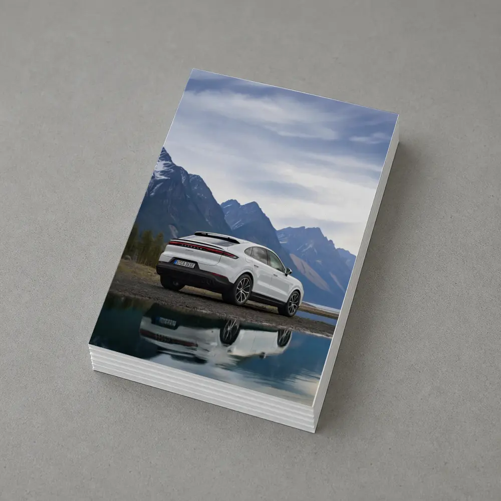 Porsche Cayenne Coupe White Mountain Lake – Postcards