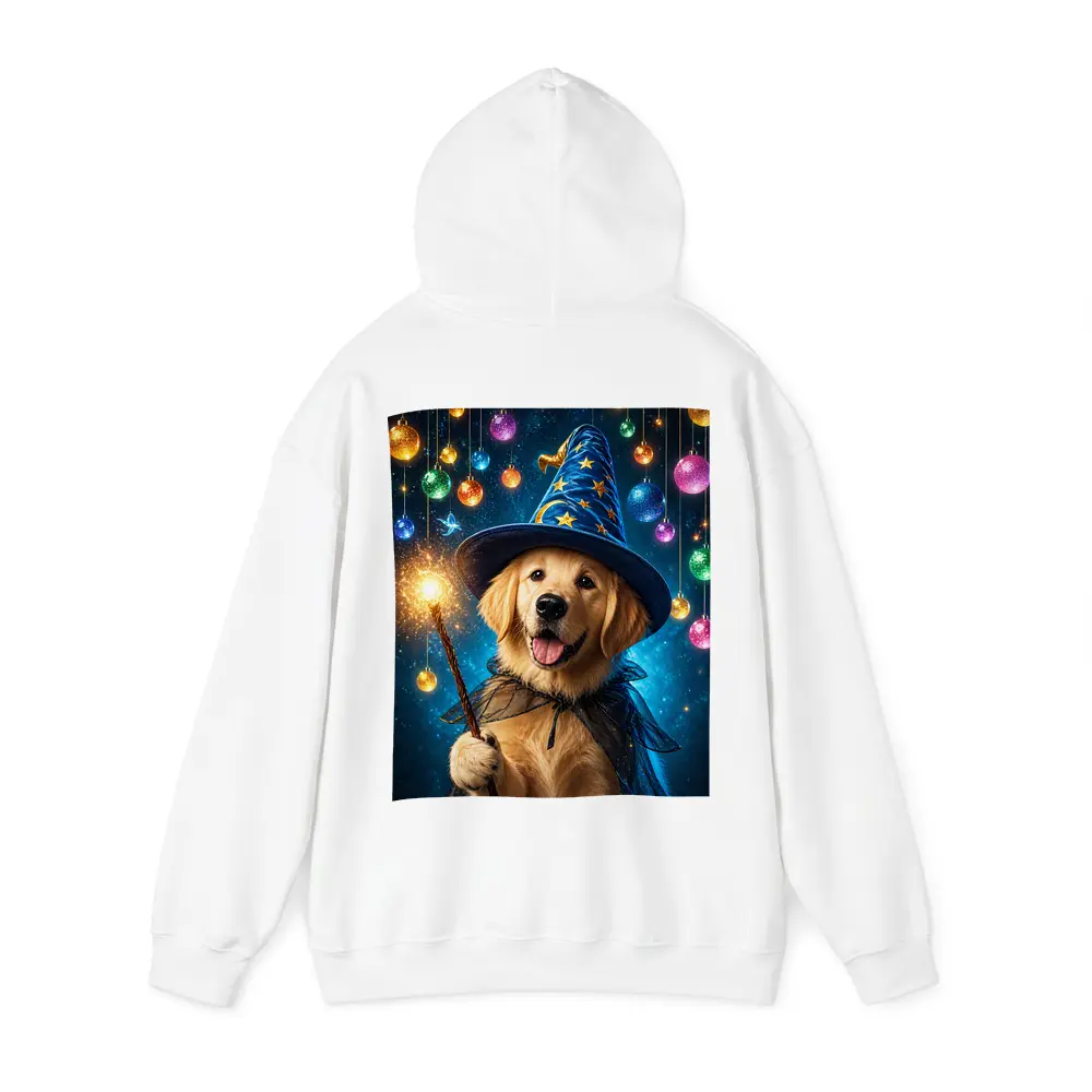 Golden Retriever Wizard Dog Magic Sparkle – Hoodies
