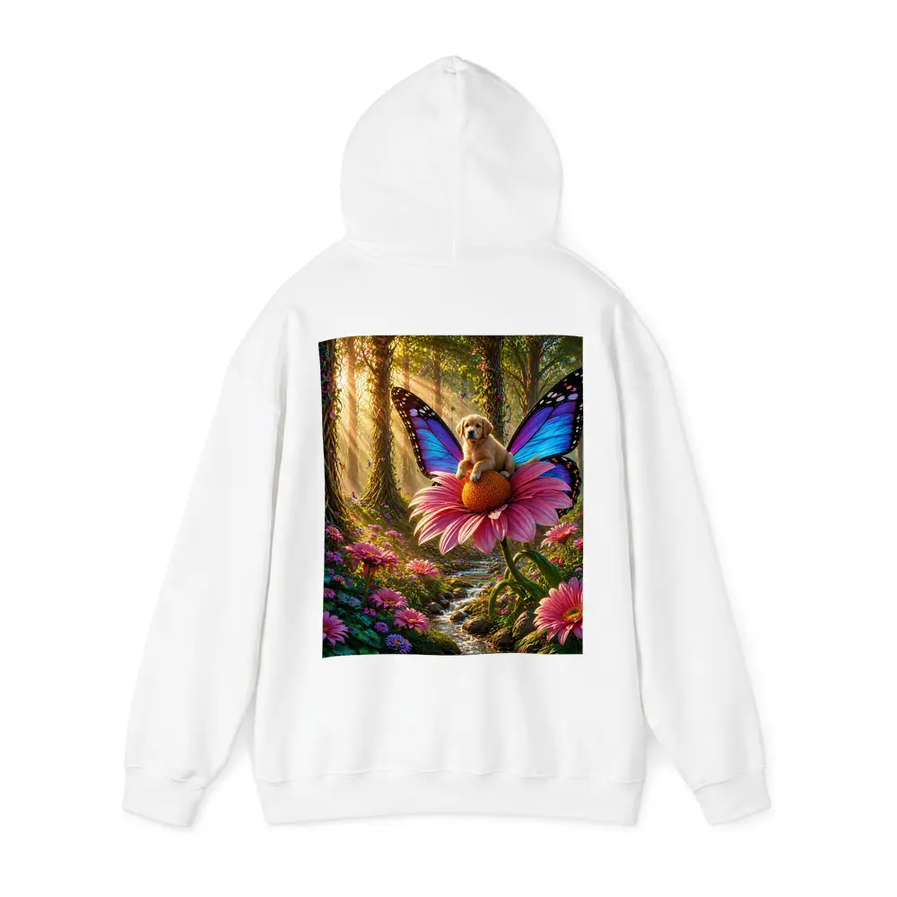 Golden Retriever Puppy Butterfly Fantasy Forest – Hoodies