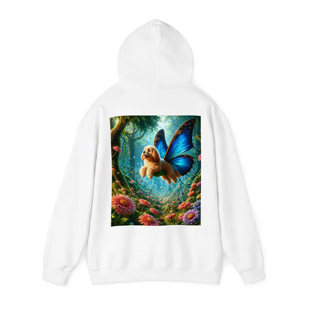 Golden Puppy Butterfly Wings Enchanted Forest – Hoodies
