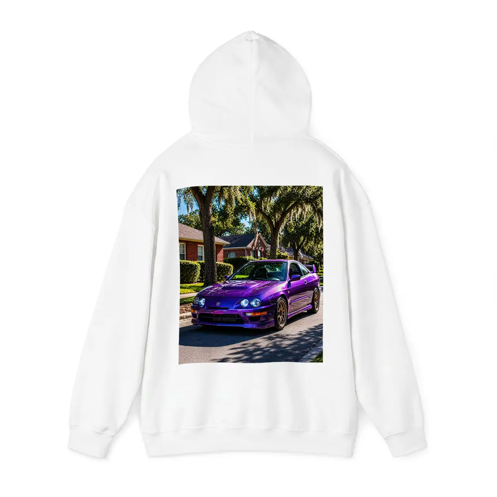 Purple Acura Integra Type R Suburban Street – Hoodies