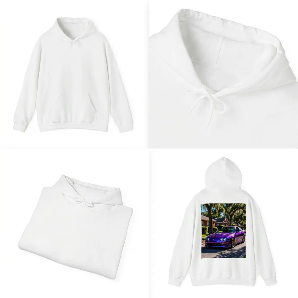 Purple Acura Integra Type R Suburban Street – Hoodies