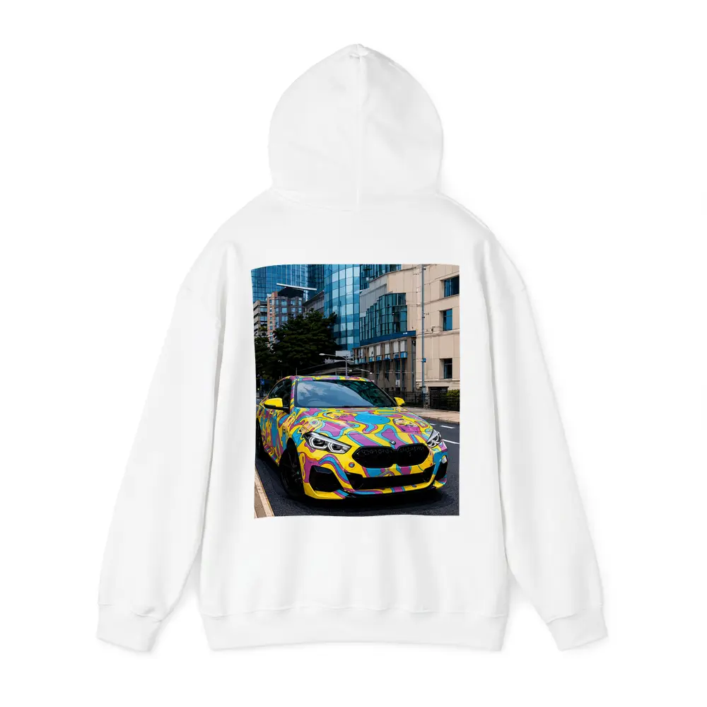 BMW 2 Series Psychedelic Art Wrap City – Hoodies