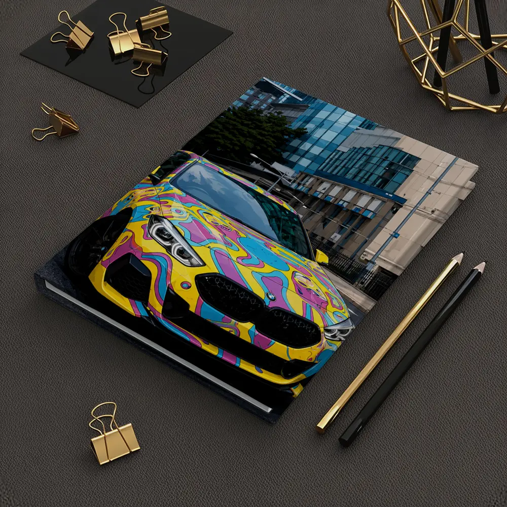 BMW 2 Series Psychedelic Art Wrap City – Notebooks