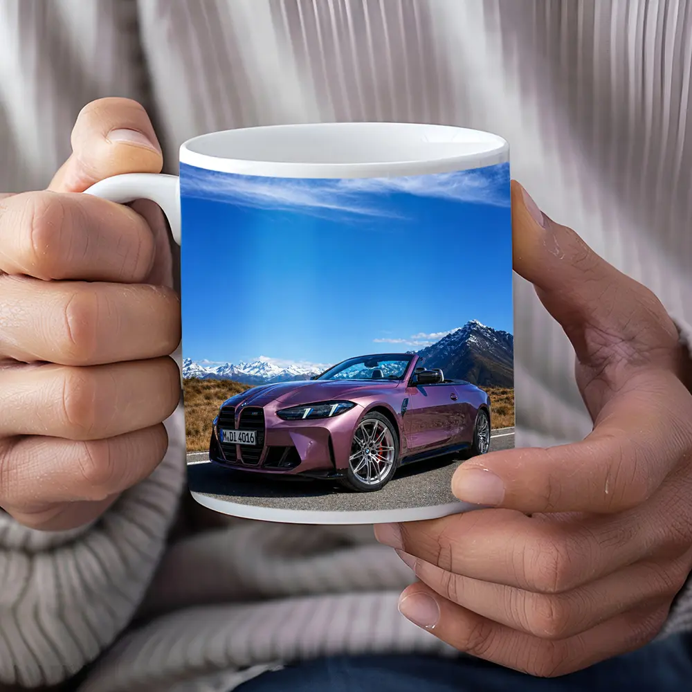 BMW M4 Convertible Purple Mountain Road – Mugs