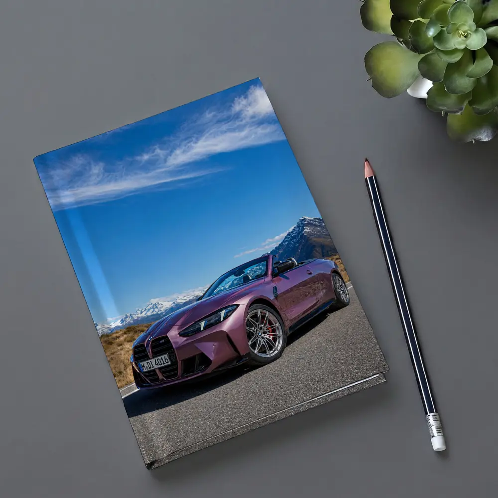 BMW M4 Convertible Purple Mountain Road – Notebooks