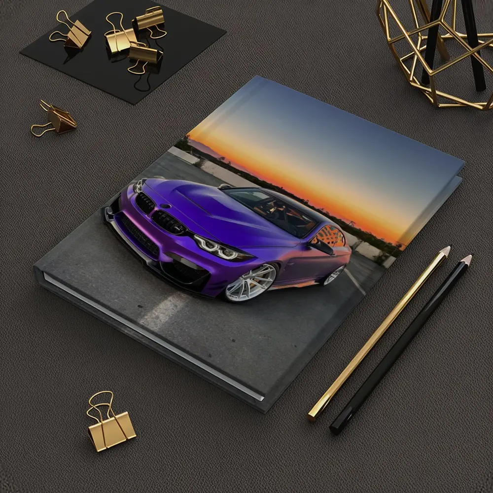 Purple BMW M4 Coupe Sunset Sky – Notebooks