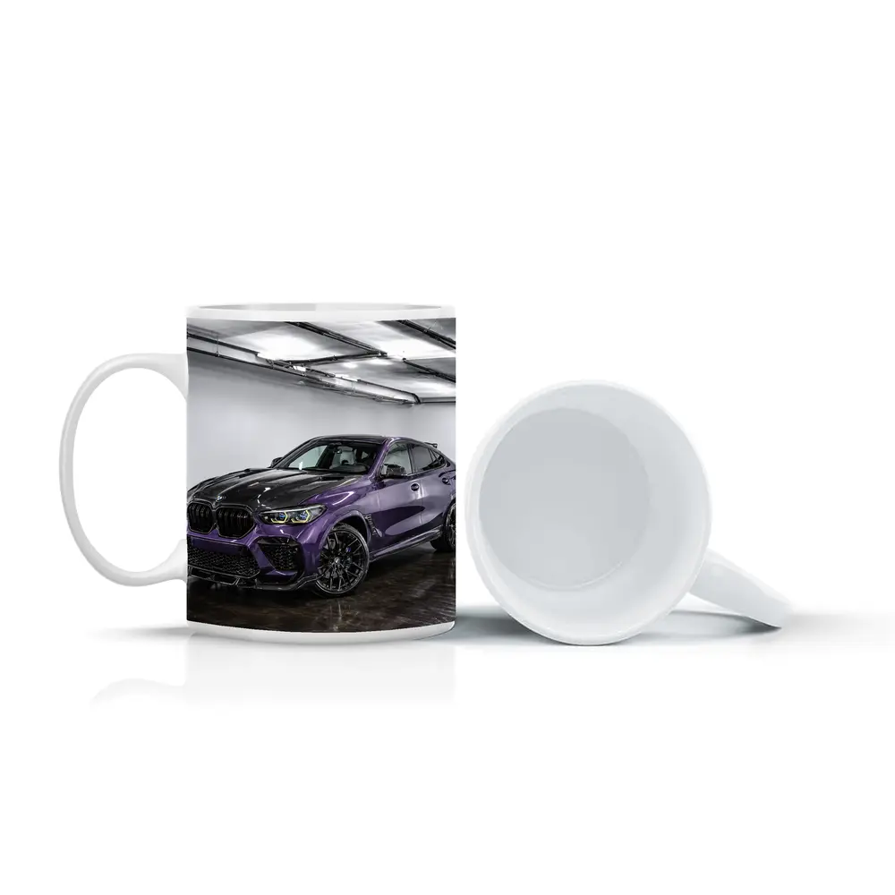 BMW X6 M Purple Carbon Body Indoor Garage – Mugs