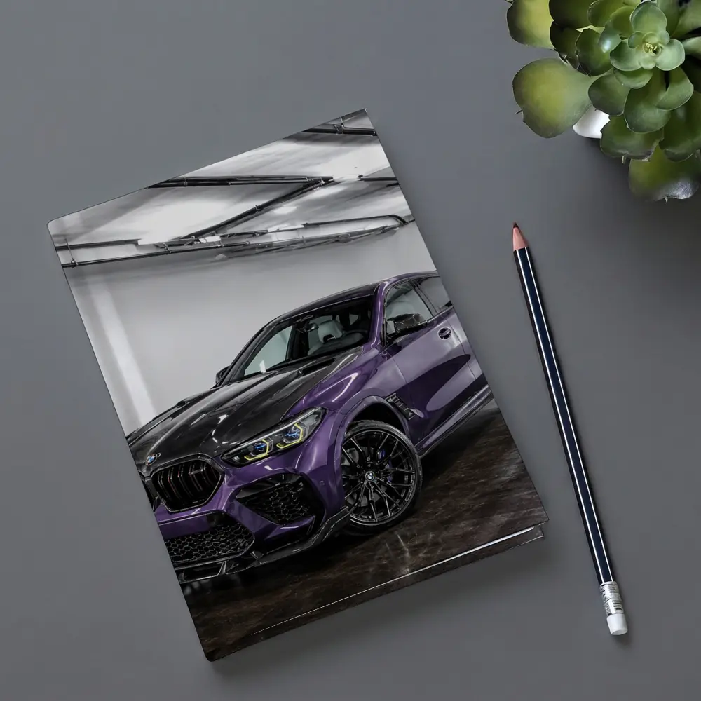BMW X6 M Purple Carbon Body Indoor Garage – Notebooks
