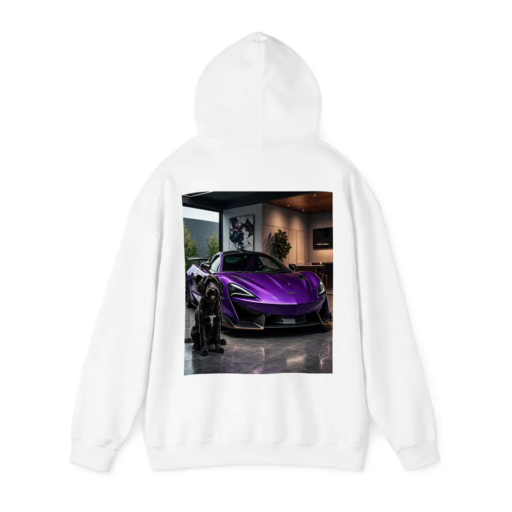 Purple McLaren 600LT Dog Luxury Garage – Hoodies