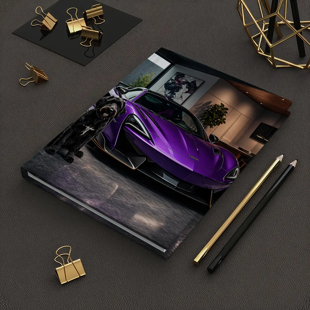 Purple McLaren 600LT Dog Luxury Garage – Notebooks