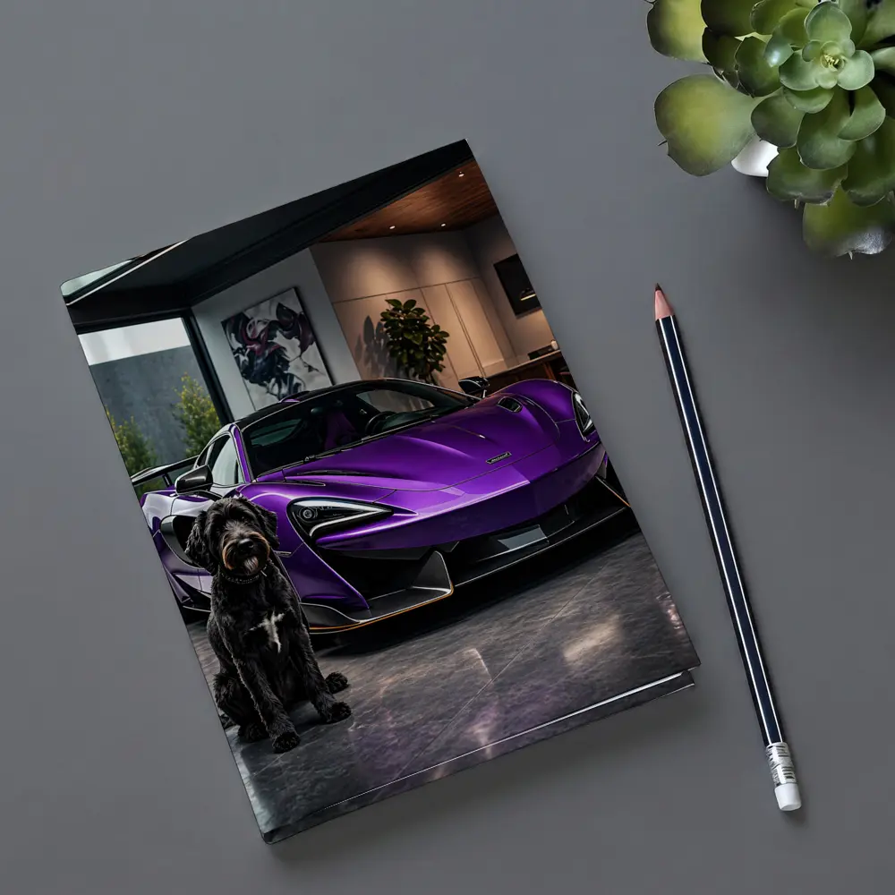 Purple McLaren 600LT Dog Luxury Garage – Notebooks