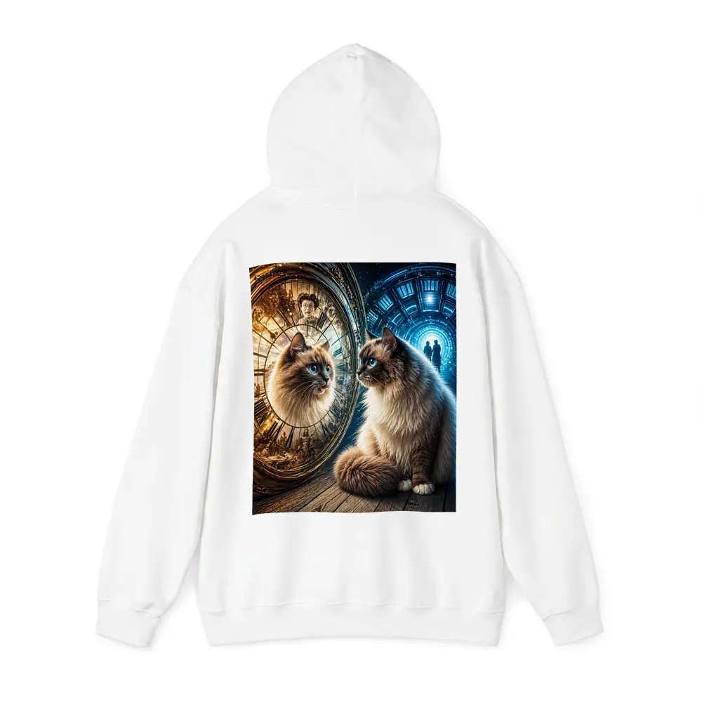 Ragdoll Cat Mystical Clock Portal Fantasy – Hoodies