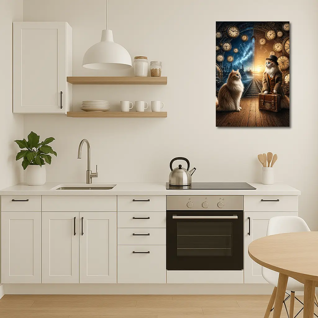 Ragdoll Cats Steampunk Time Travel Adventure – Wall Art