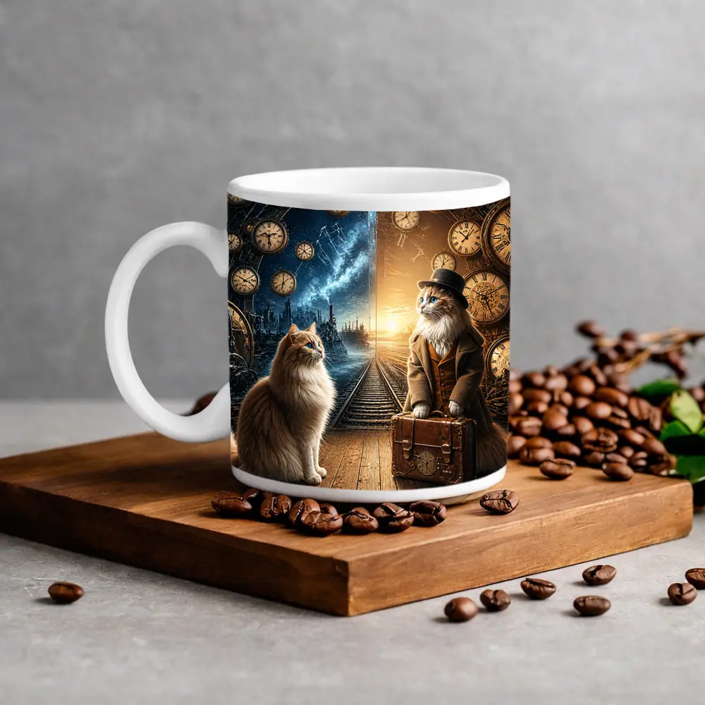 Ragdoll Cats Steampunk Time Travel Adventure – Mugs