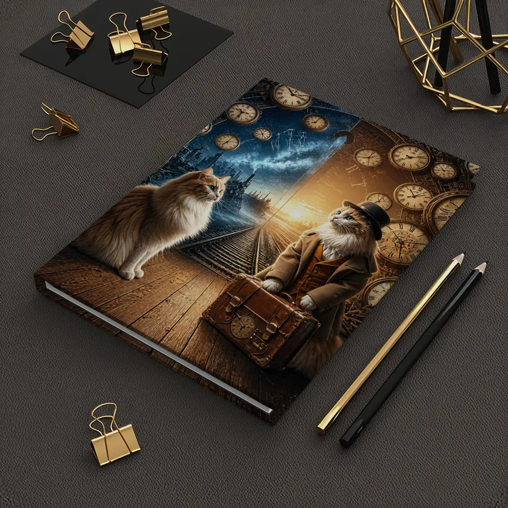 Ragdoll Cats Steampunk Time Travel Adventure – Notebooks