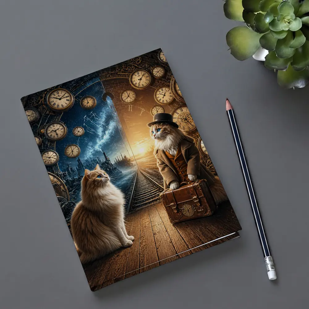 Ragdoll Cats Steampunk Time Travel Adventure – Notebooks