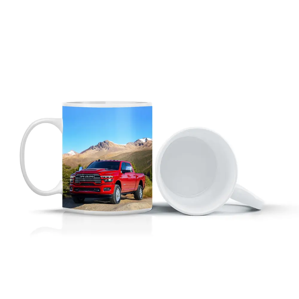 Ram Heavy Duty Truck Mountain Landscape – Mugs