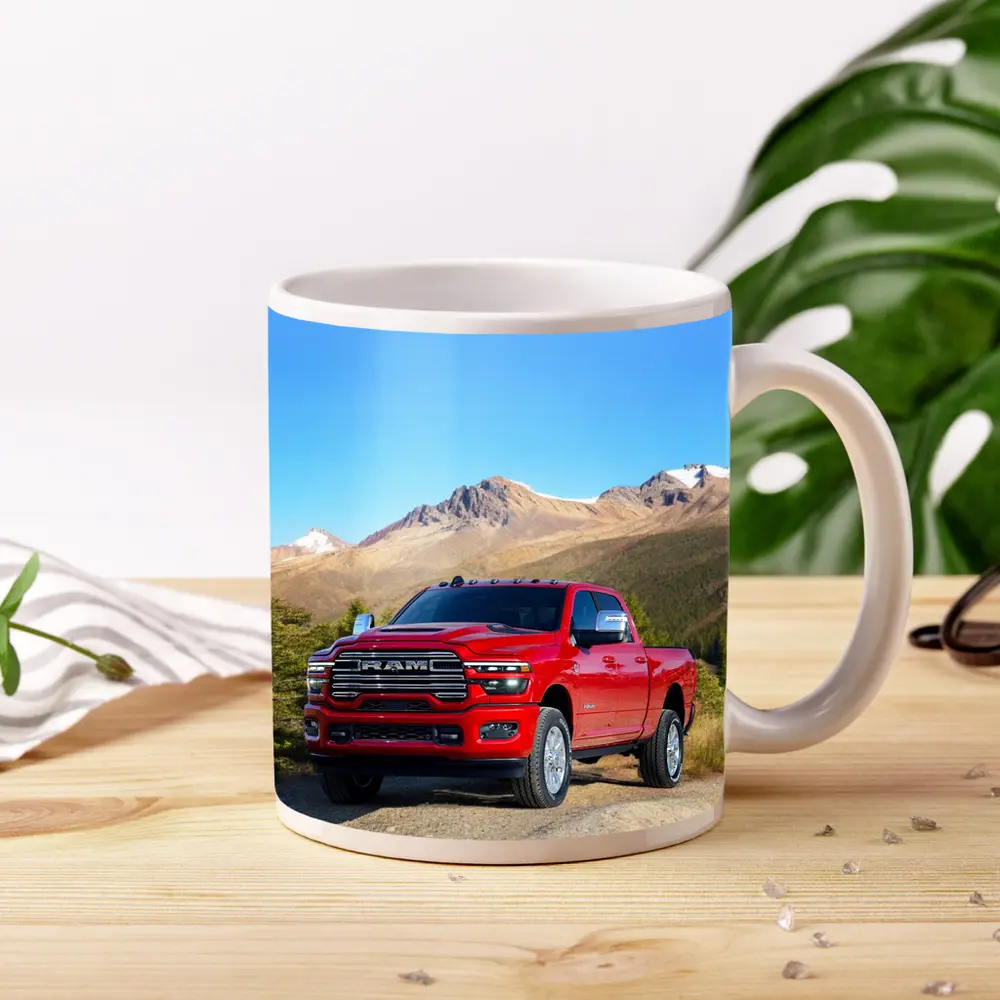 Ram Heavy Duty Truck Mountain Landscape – Mugs