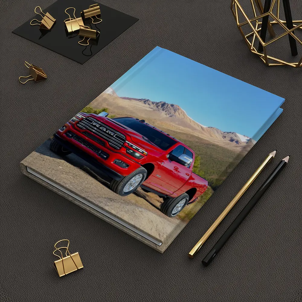 Ram Heavy Duty Truck Mountain Landscape – Notebooks