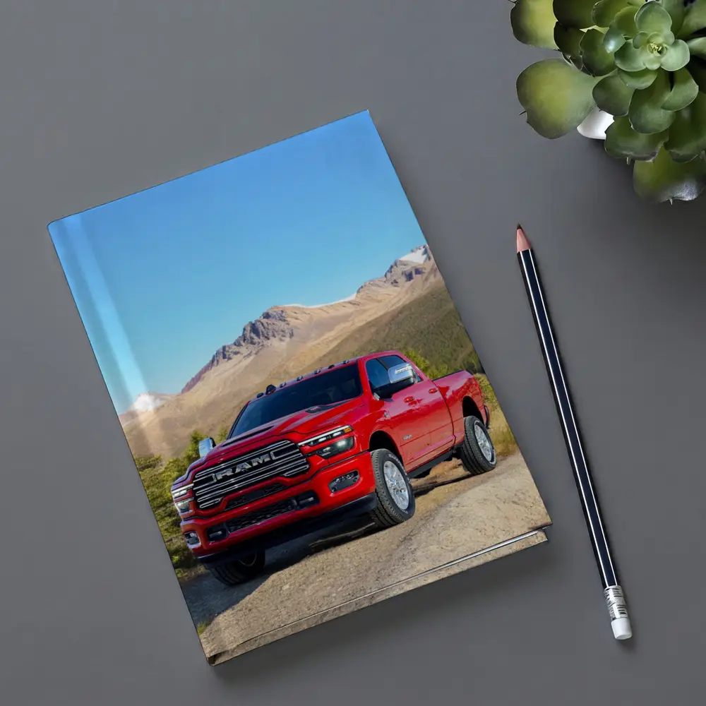 Ram Heavy Duty Truck Mountain Landscape – Notebooks