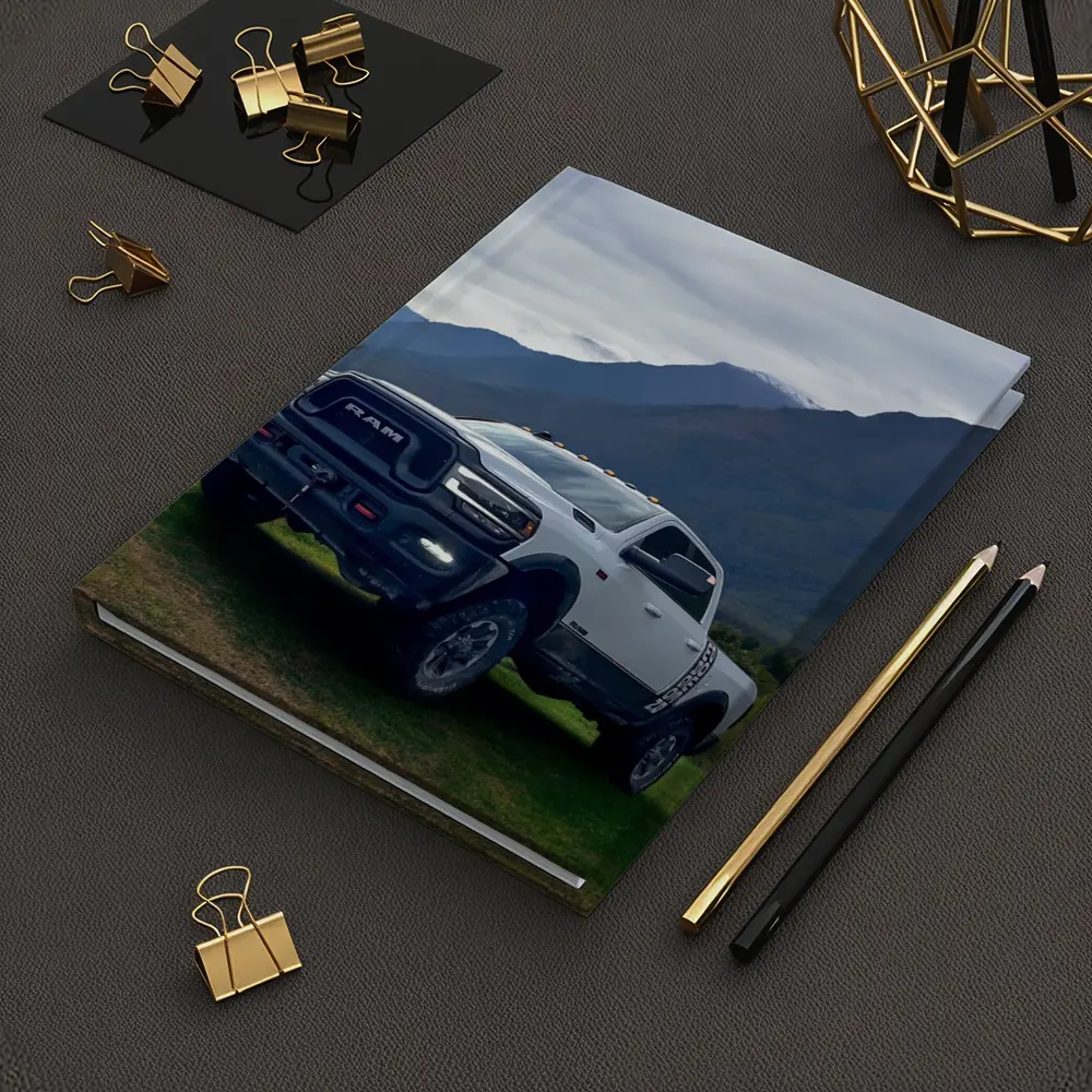 Ram Truck White Mountains Green Meadow – Notebooks