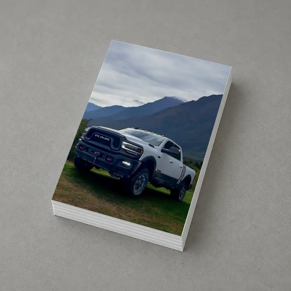 Ram Truck White Mountains Green Meadow – Postcards