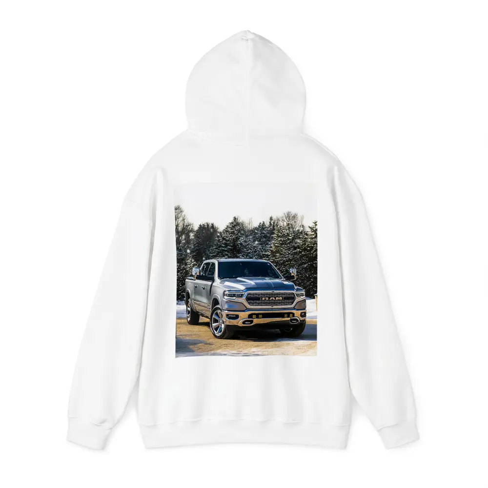 Ram Truck Silver Winter Snow Forest – Hoodies