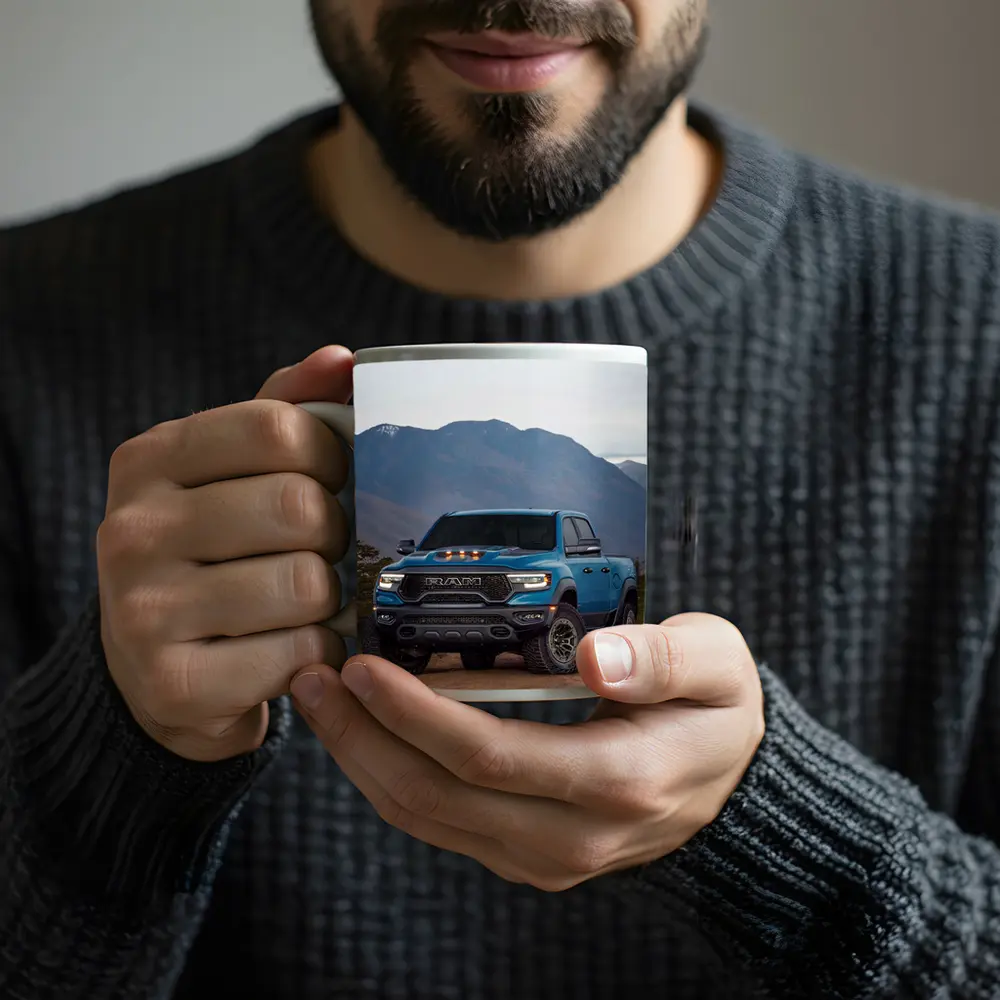 Ram TRX Truck Blue Mountain Dirt Road – Mugs