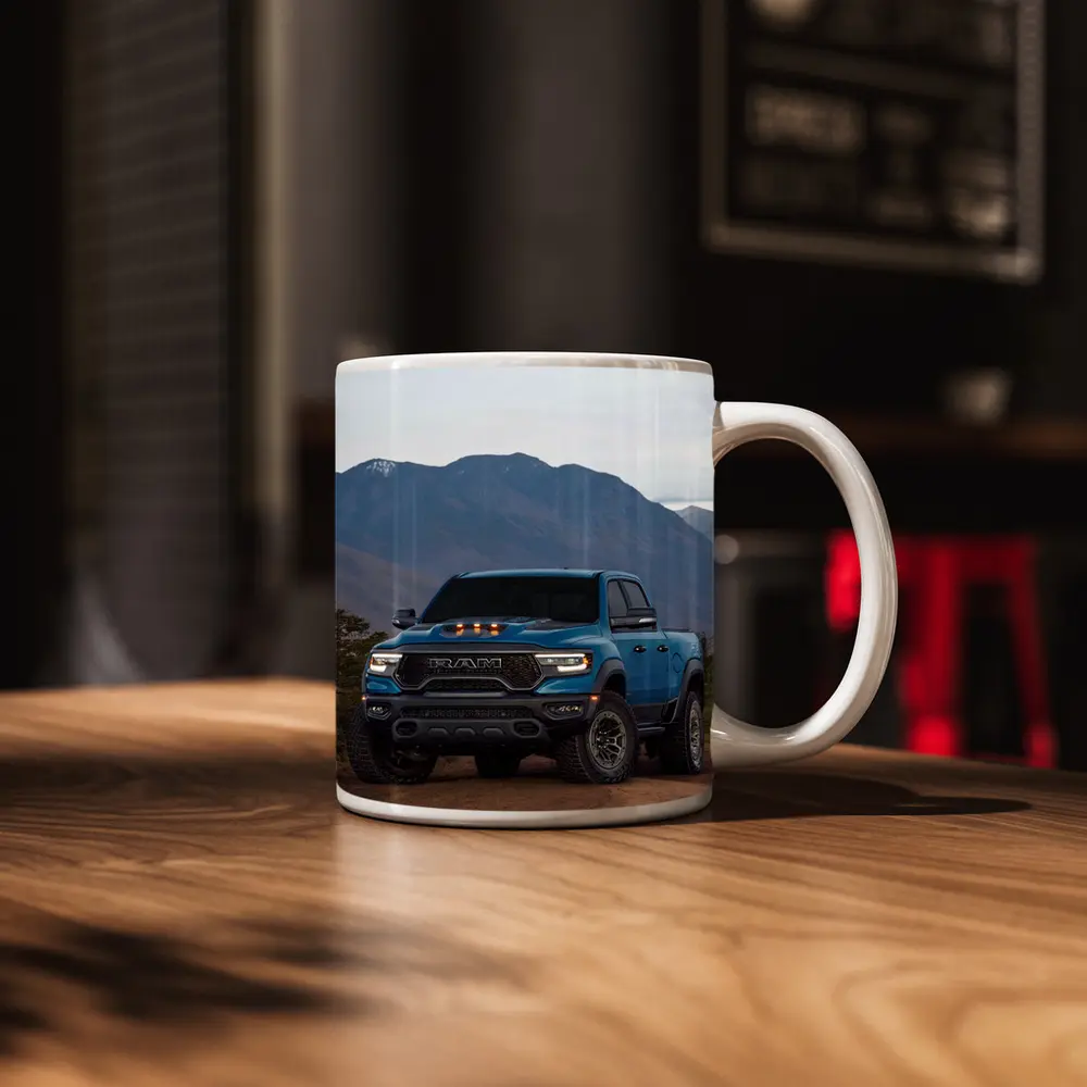 Ram TRX Truck Blue Mountain Dirt Road – Mugs