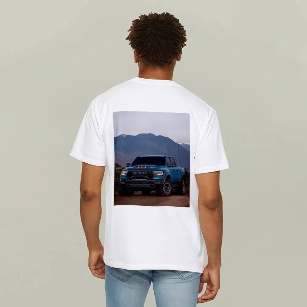 Ram TRX Truck Blue Mountain Dirt Road – T-Shirts