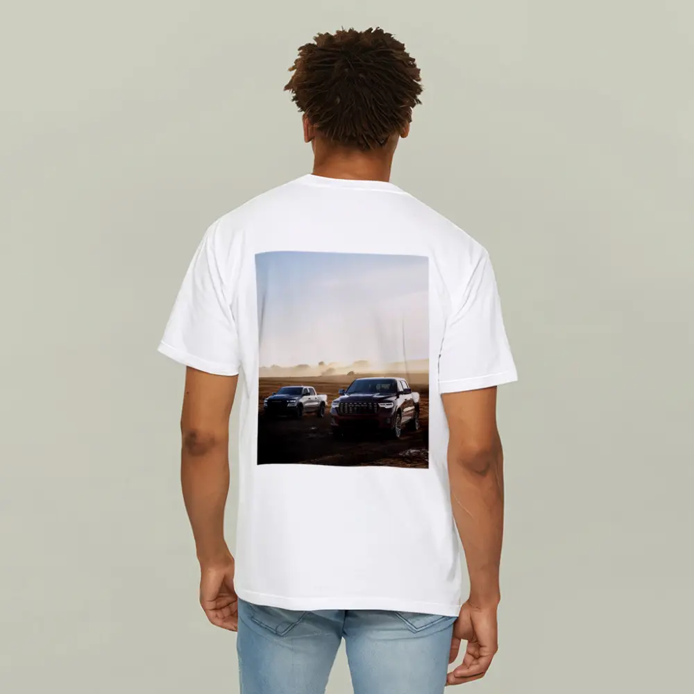 Ram Trucks Dirt Road Misty Field – T-Shirts