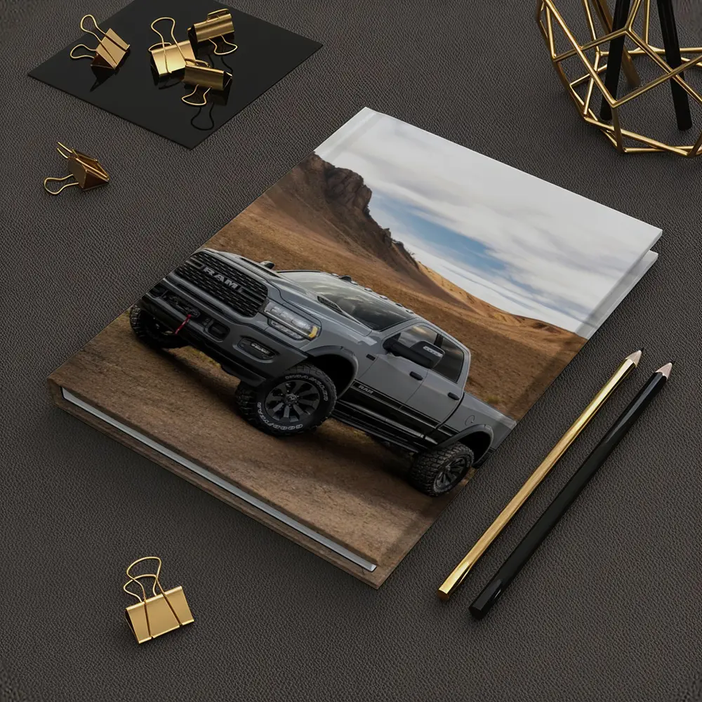 Ram Truck Gray Desert Rugged Road – Notebooks
