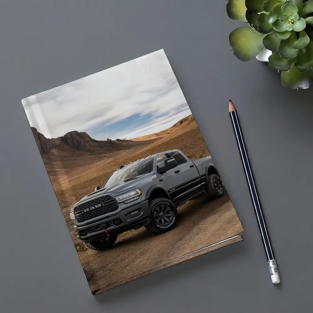 Ram Truck Gray Desert Rugged Road – Notebooks