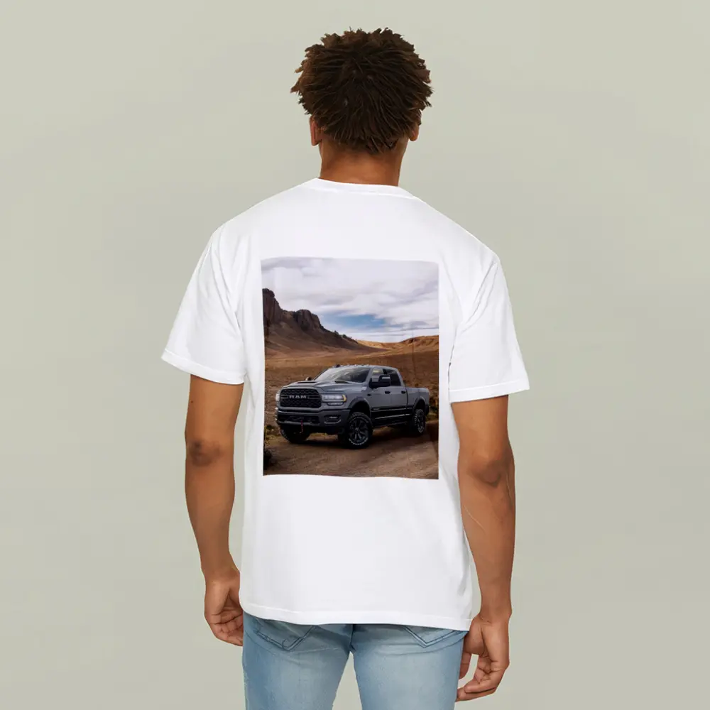 Ram Truck Gray Desert Rugged Road – T-Shirts