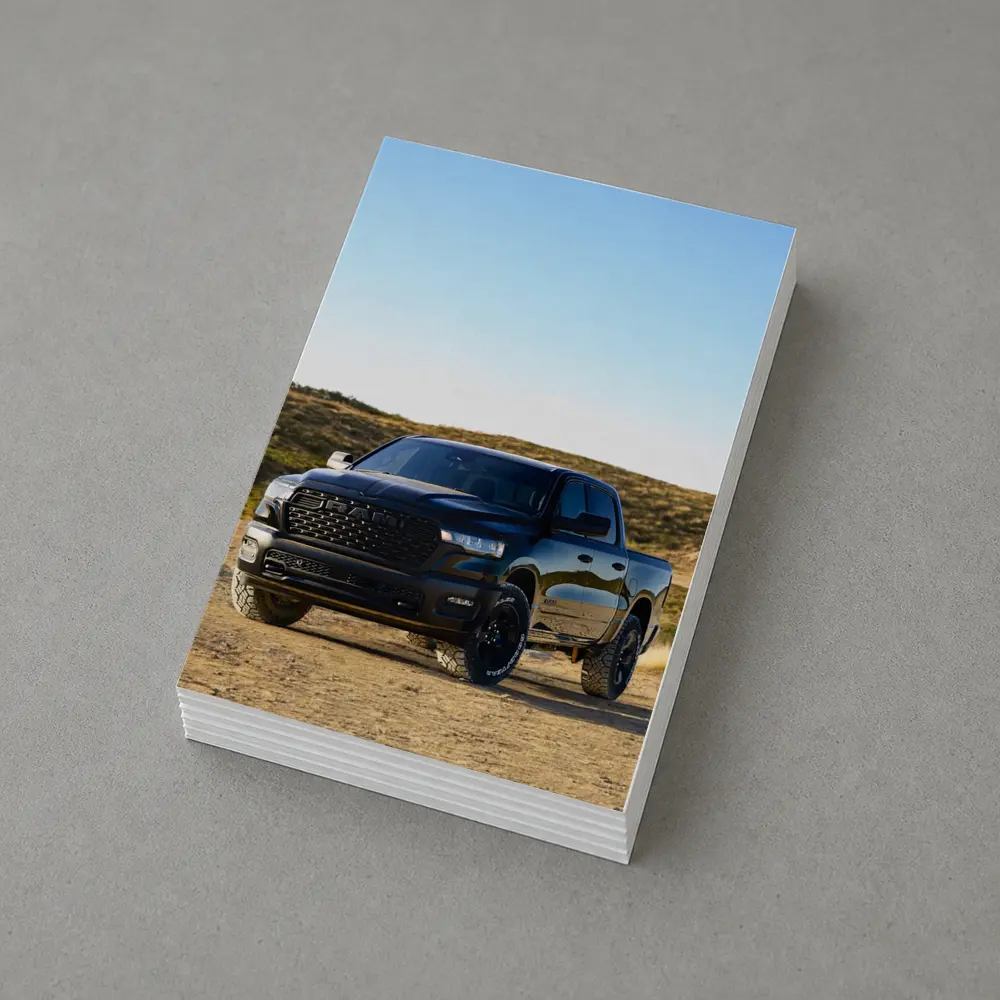 Ram Truck Black Desert Rugged Terrain – Postcards