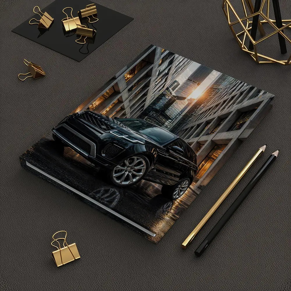 Range Rover Evoque Black Urban City Setting – Notebooks