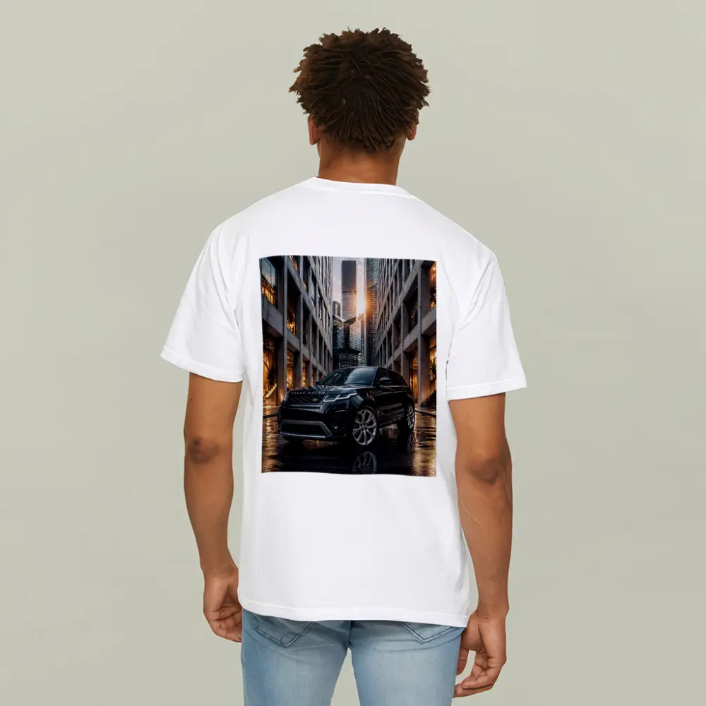 Range Rover Evoque Black Urban City Setting – T-Shirts