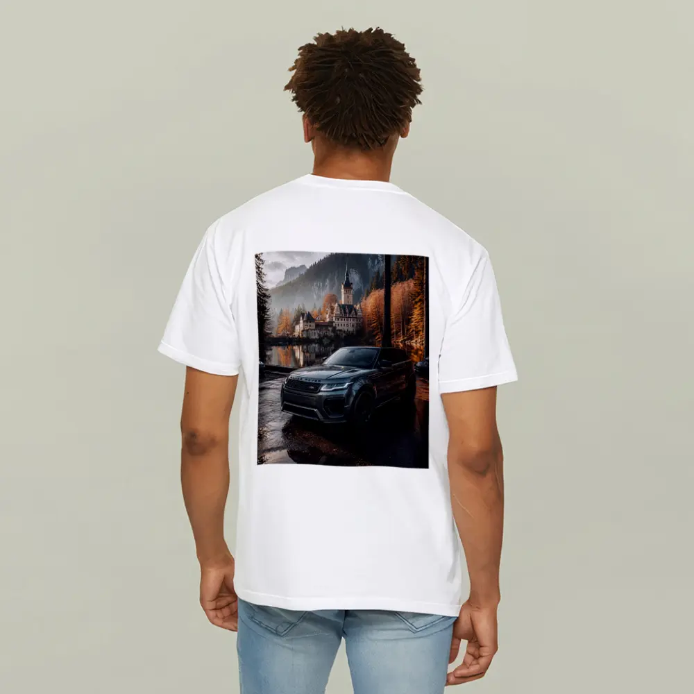 Range Rover Evoque Castle Forest Reflection – T-Shirts