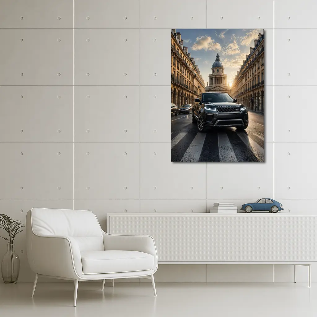 Range Rover Evoque Paris City Street – Wall Art