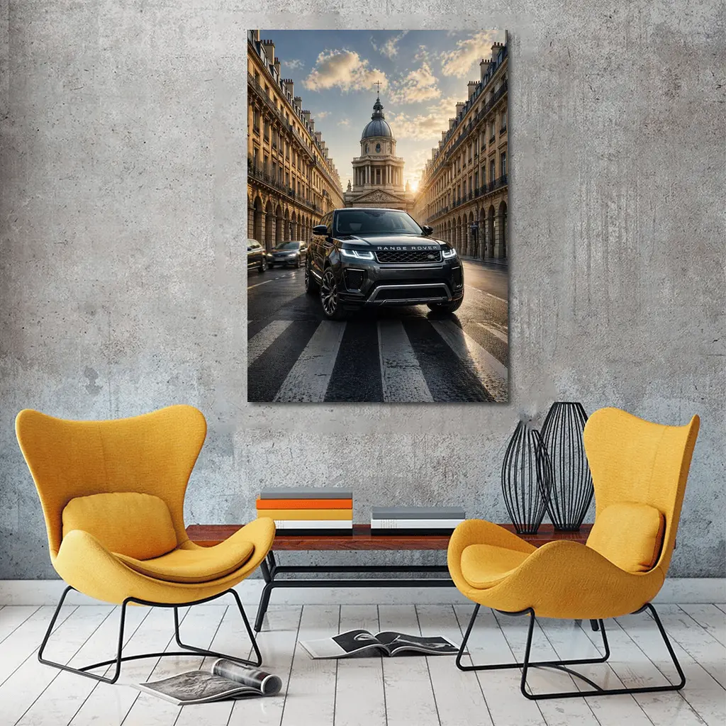 Range Rover Evoque Paris City Street – Wall Art