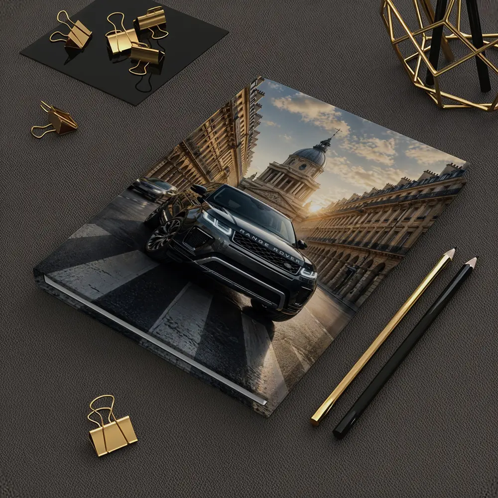 Range Rover Evoque Paris City Street – Notebooks