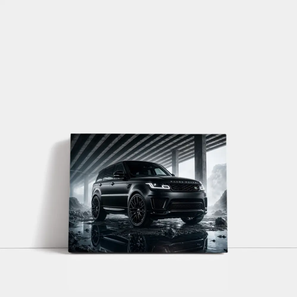 Range Rover Sport Black Urban Underpass Scene – Wall Art