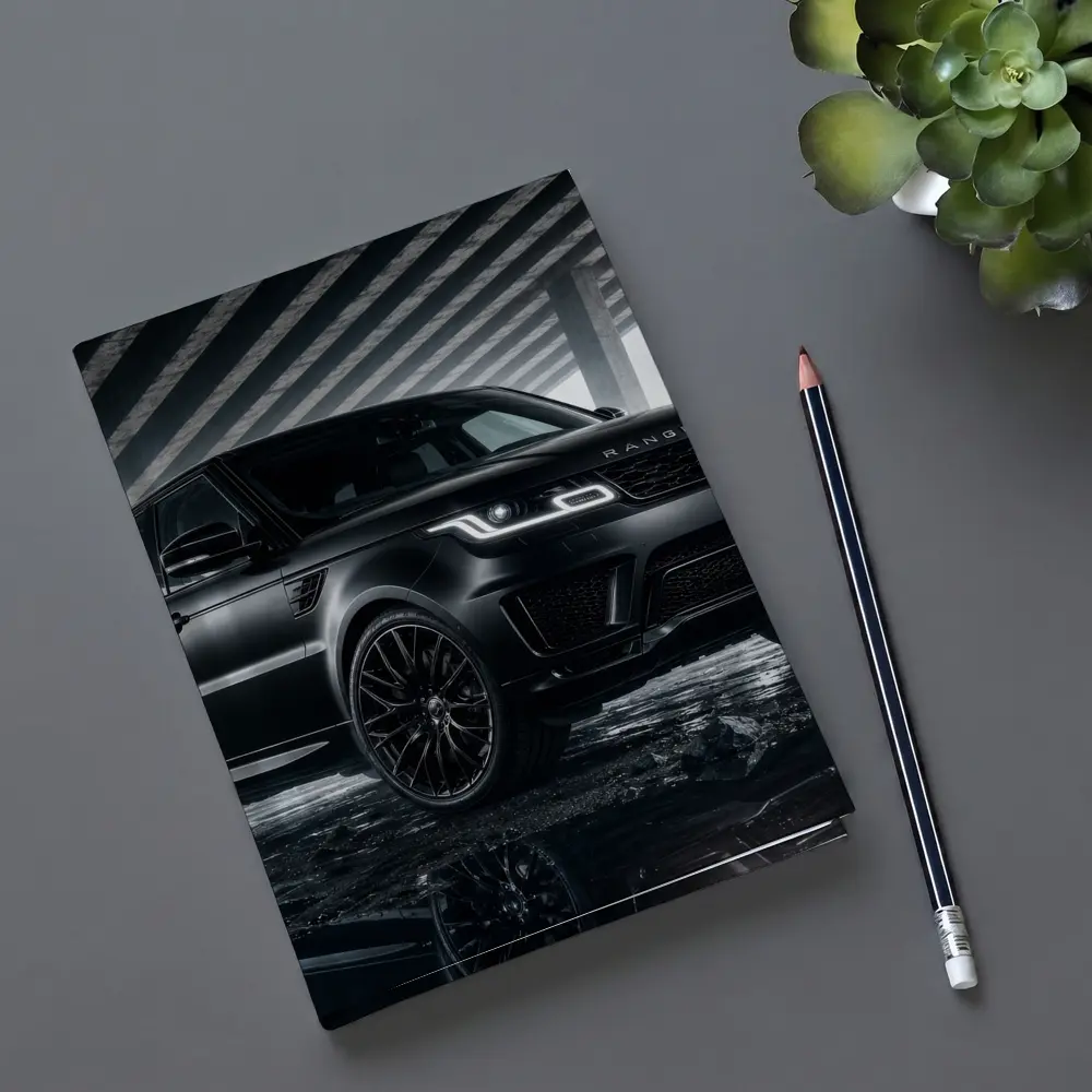 Range Rover Sport Black Urban Underpass Scene – Notebooks