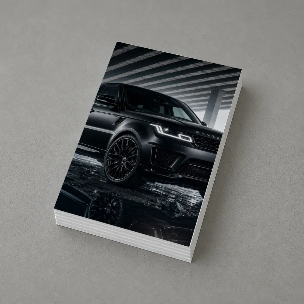Range Rover Sport Black Urban Underpass Scene – Postcards