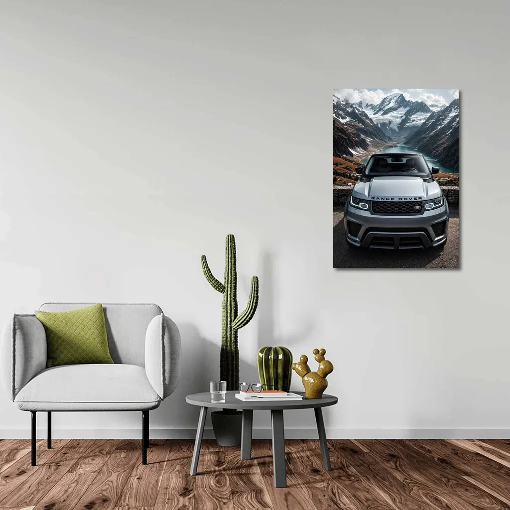Range Rover Sport Front Mountain Alpine Lake – Wall Art
