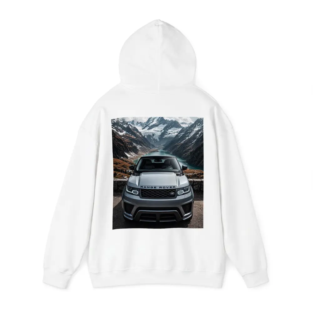 Range Rover Sport Front Mountain Alpine Lake – Hoodies